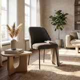 Julia Dining Chair - Dark Grey Linen