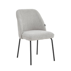Julia Dining Chair - Light Grey Linen