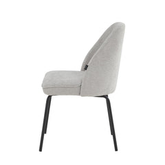 Julia Dining Chair - Light Grey Linen