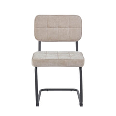 Kita Esszimmerstuhl – Beige – Gewebter Stoff