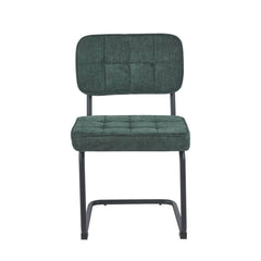 Kita Dining Chair – Green – Woven Fabric