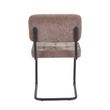 Kita Esszimmerstuhl – Taupe – Gewebter Stoff