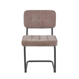 Kita Esszimmerstuhl – Taupe – Gewebter Stoff