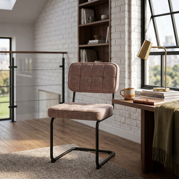 Kita Dining Chair - Taupe Chenille