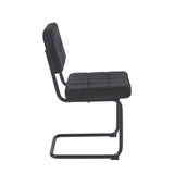 Kita Esszimmerstuhl – Schwarz – Gewebter Stoff