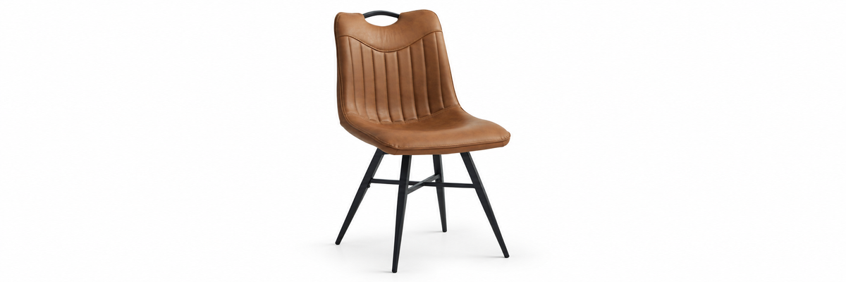 Kunstleren eetkamerstoelen