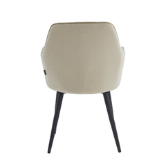 Laura Sedia Da Pranzo - Velluto Beige