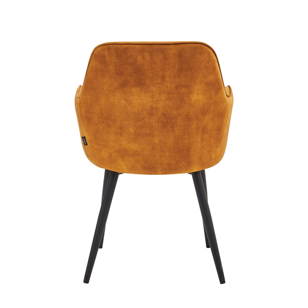 Chaise de salle à manger Laura - Velours Honey Adore