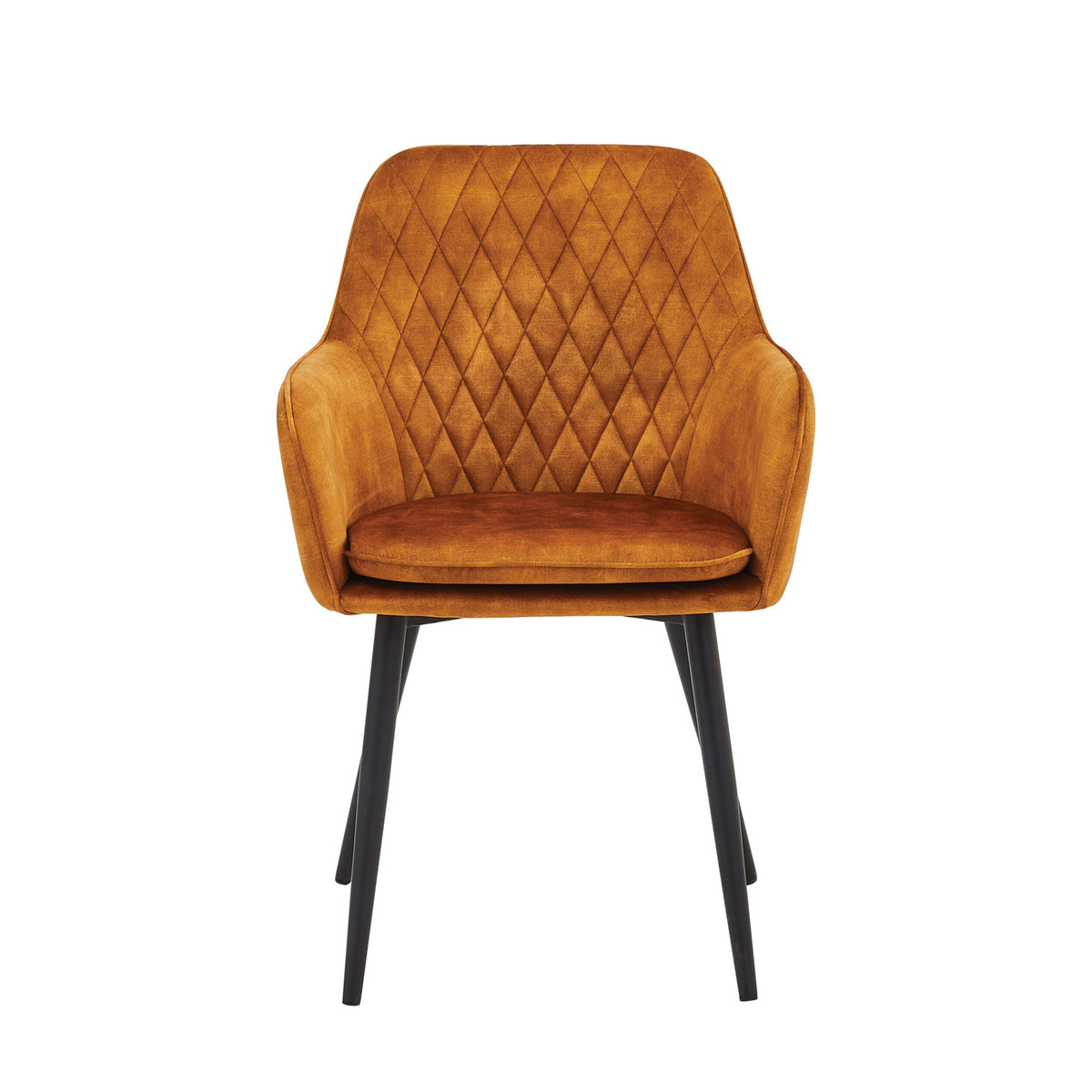 Chaise de salle à manger Laura - Velours Honey Adore