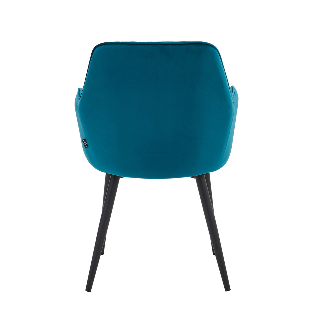 Chaise de salle à manger Laura - Velours pétrole