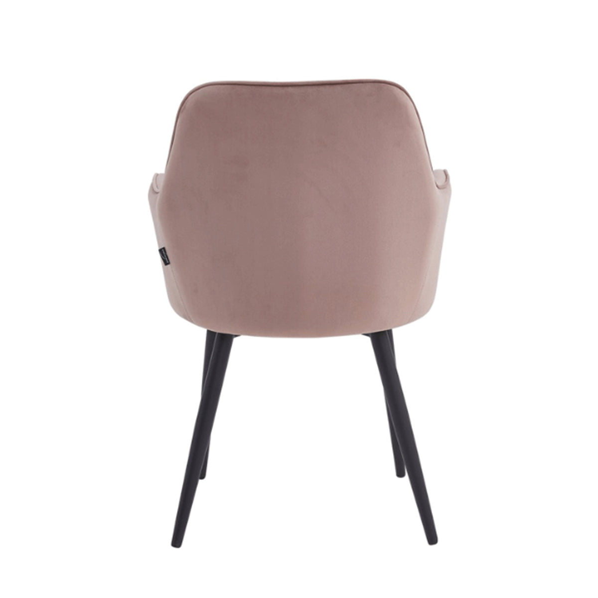 Chaise de salle à manger Laura - Velours rose