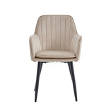 Lavinia Eetkamerstoel - Beige Velvet