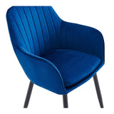 Lavinia Dining Chair - Blue Velvet