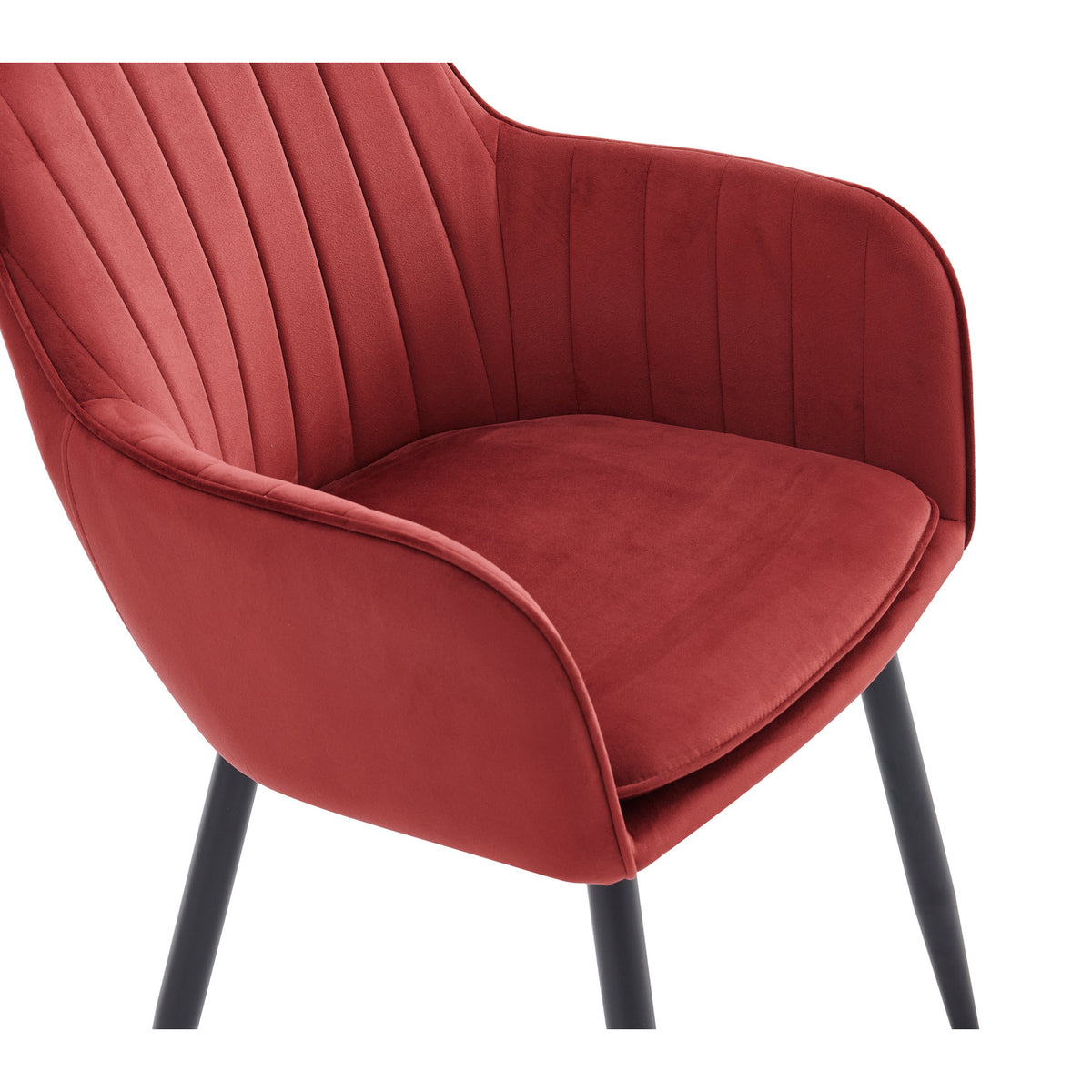Lavinia Eetkamerstoel - Bordeaux Velvet