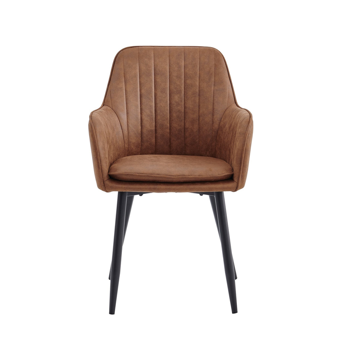 Lavinia Eetkamerstoel - Cognac Microvezel