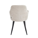 Lavinia Eetkamerstoel - Beige Chenille