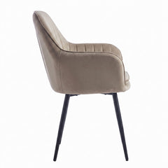 Lavinia Eetkamerstoel - Beige Velvet