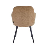 Lavinia Dining Chair - Sand Microfiber