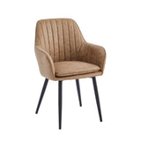 Lavinia Dining Chair - Sand Microfiber