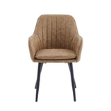 Lavinia Dining Chair - Sand Microfiber