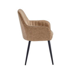 Lavinia Eetkamerstoel - Sand Microfiber