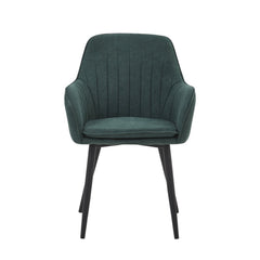 Lavinia Eetkamerstoel - Groen Linnen