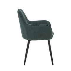 Lavinia Eetkamerstoel - Groen Linnen