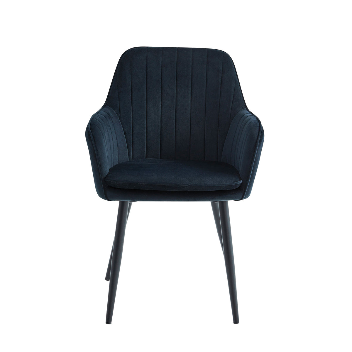 Chaise de salle à manger Lavinia - Velours noir