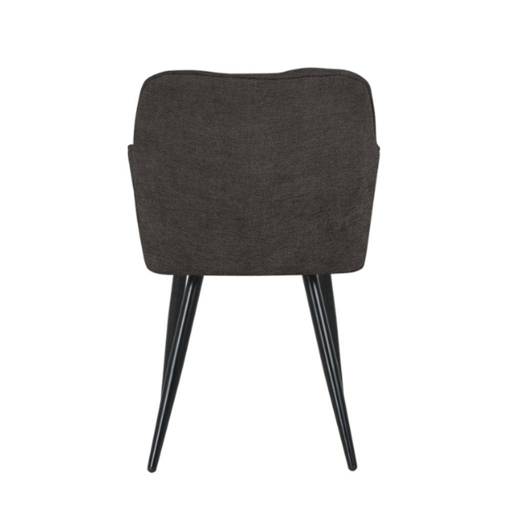 Chaise de salle à manger Leo - Lin Anthracite