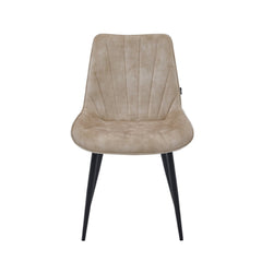 Lesedi Eetkamerstoel - Beige - Adore Velvet