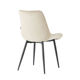 Lesedi Dining Chair - Beige Velvet