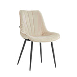 Lesedi Dining Chair - Beige Velvet