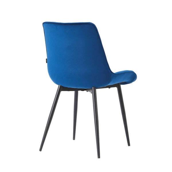 Lesedi Eetkamerstoel - Blauw Velvet