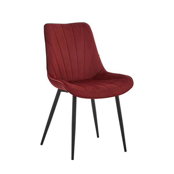 Lesedi Eetkamerstoel - Bordeaux Velvet