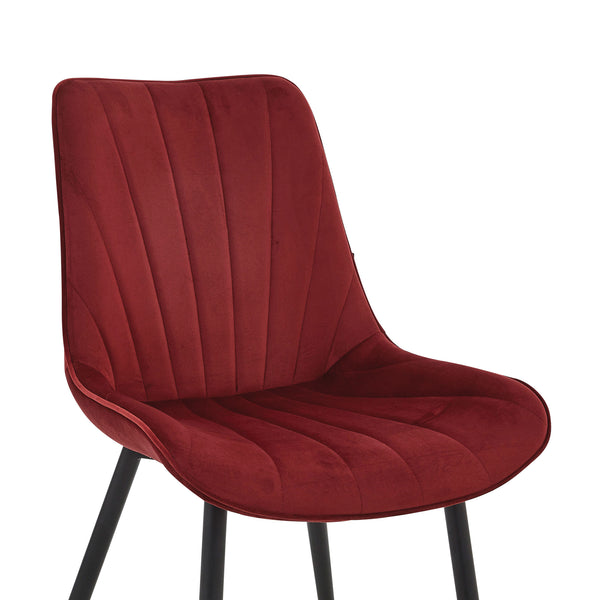Lesedi Eetkamerstoel - Bordeaux Velvet