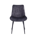 Lesedi Dining Chair - Ochre Yellow Velvet