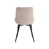 Lesedi Eetkamerstoel - Beige Chenille Stof