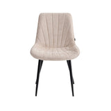Lesedi Eetkamerstoel - Beige Chenille Stof