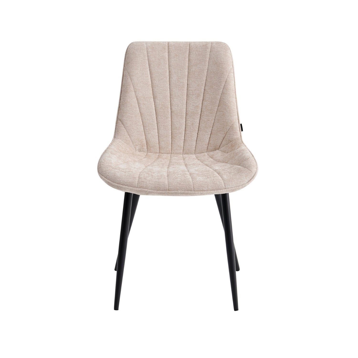 Lesedi Eetkamerstoel - Beige Chenille Stof