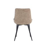 Lesedi Eetkamerstoel - Beige Microvezel