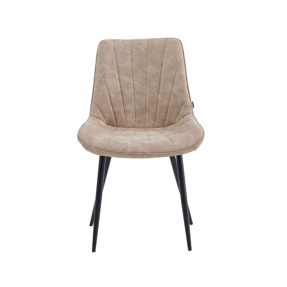 Lesedi Eetkamerstoel - Beige Microvezel