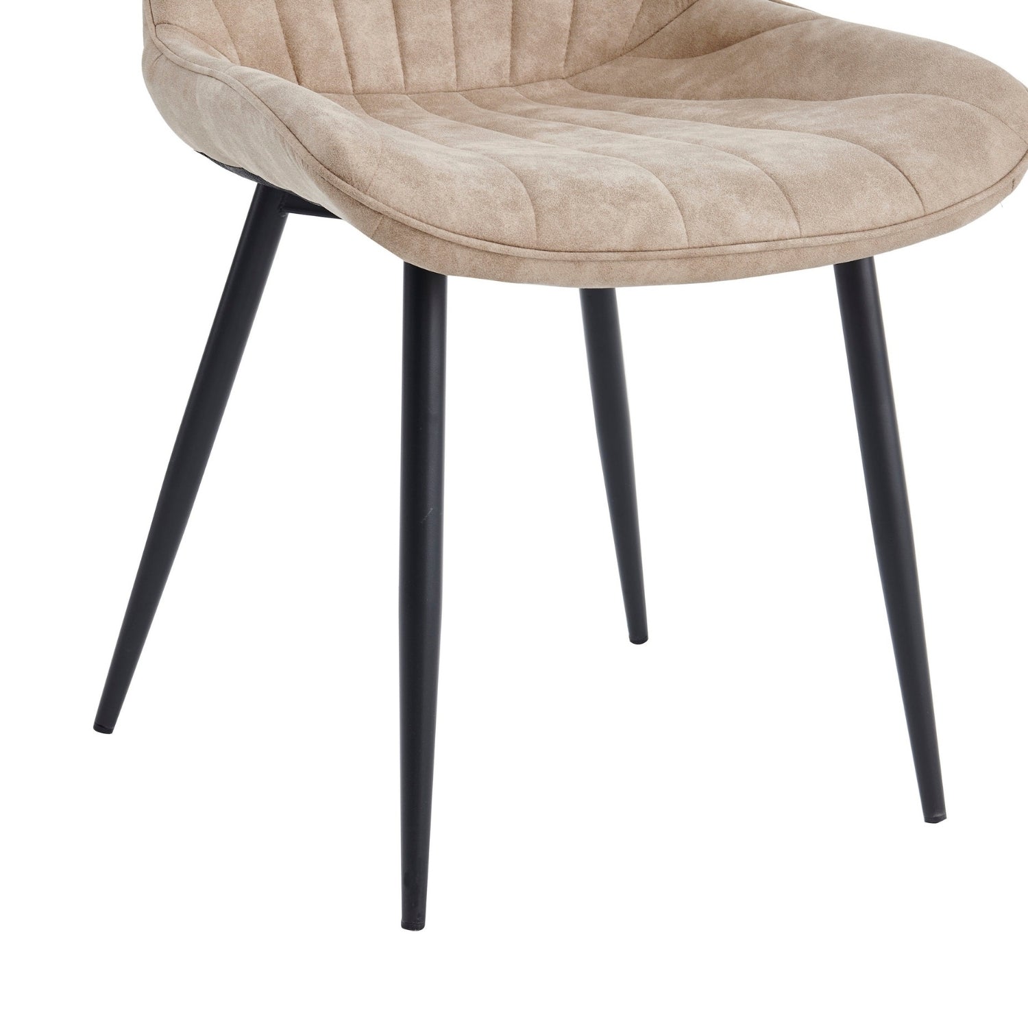 Lesedi Eetkamerstoel - Beige Microvezel