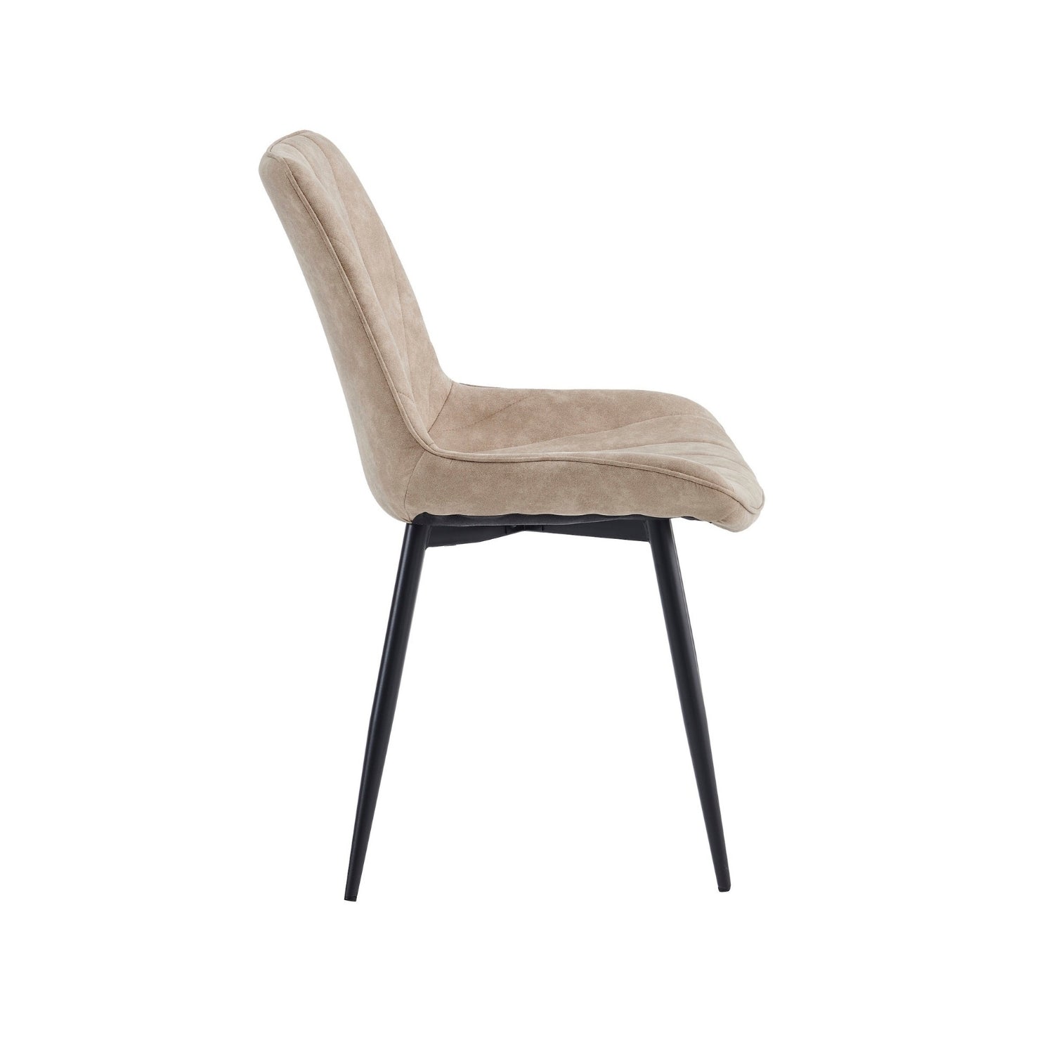 Lesedi Eetkamerstoel - Beige Microvezel