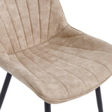 Lesedi Eetkamerstoel - Beige Microvezel