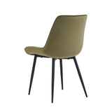 Lesedi Sedia Da Pranzo - Velluto Verde Fabb
