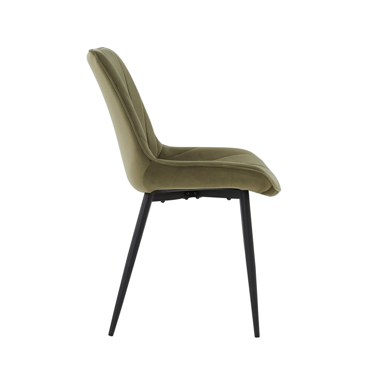 Lesedi Sedia Da Pranzo - Velluto Verde Fabb