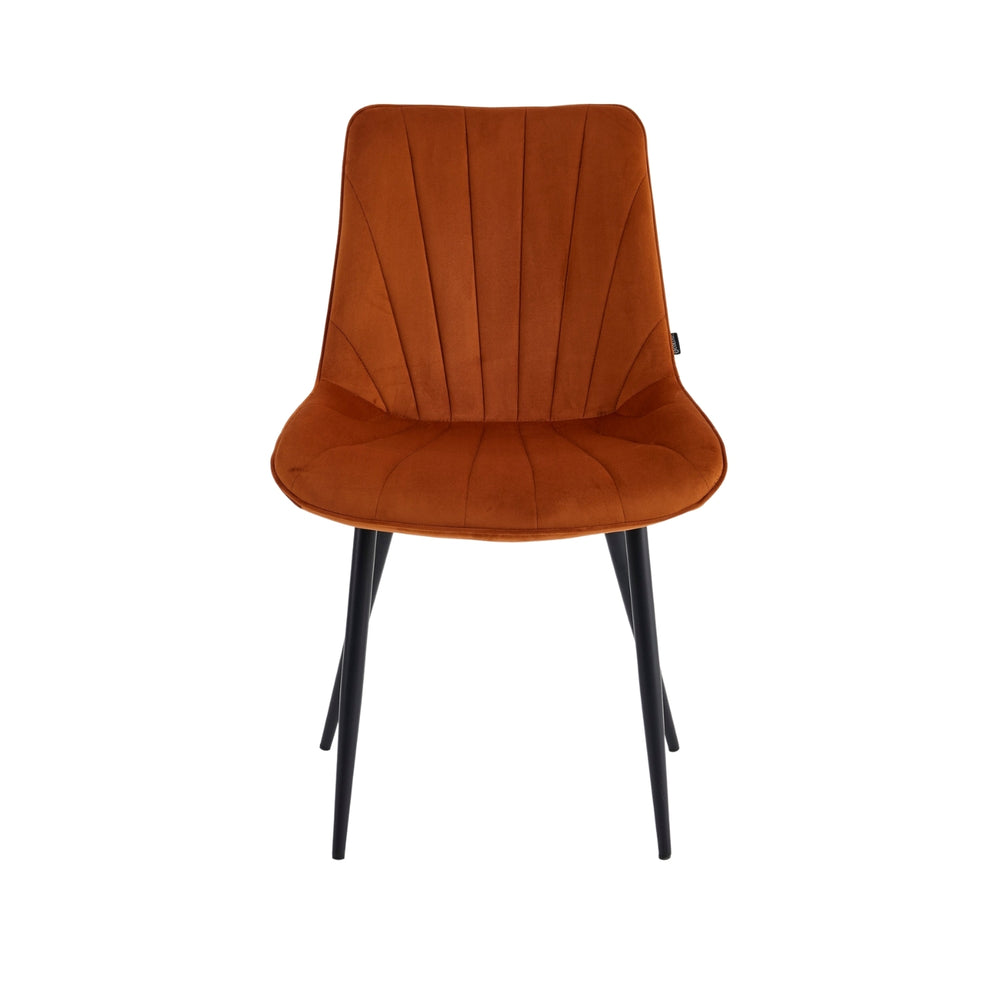 Lesedi Eetkamerstoel - Terracotta Velvet