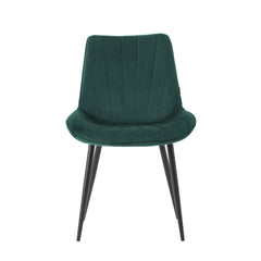 Lesedi Esszimmerstuhl - Grüner Samt