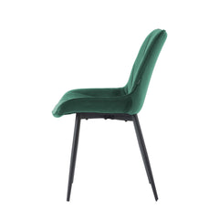 Lesedi Esszimmerstuhl - Grüner Samt