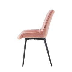 Lesedi Eetkamerstoel - Roze Velvet